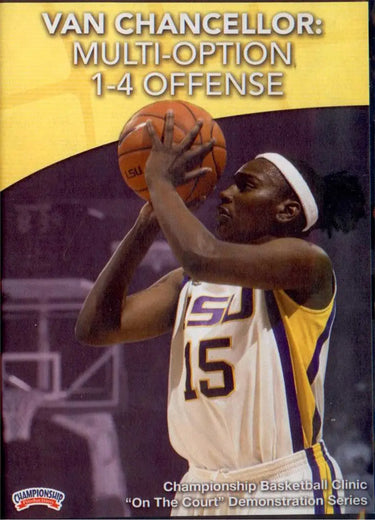 Multi--option 1--4 Offense by Van Chancellor Instructional Basketball Coaching Video